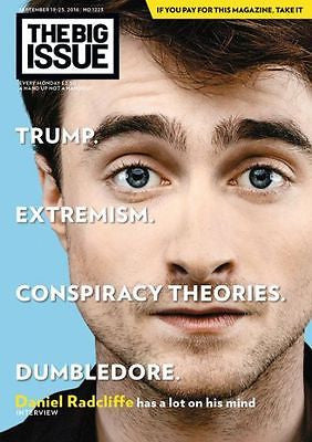 UK Big Issue Magazine September 2016 Daniel Radcliffe Leanne Best