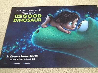 Pixar THE GOOD DINOSAUR Original UK Cinema Movie Poster