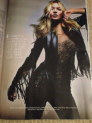 Topshop Collection KATE MOSS PHOTO COVER INTERVIEW APRIL 2014