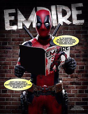 EMPIRE MAGAZINE 320 FEBRUARY 2016 DEADPOOL RYAN REYNOLDS COLLECTOR'S COVER NEW
