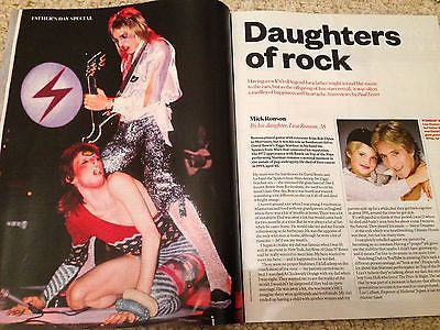 MICK RONSON - ROGER Glover - IAN DURY - UK Sunday Times magazine June 2016