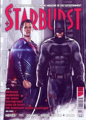 STARBURST MAGAZINE MARCH 2016 BATMAN VS SUPERMAN HENRY CAVILL PHOTO COVER