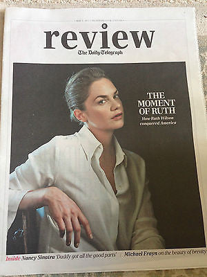 UK TELEGRAPH REVIEW - RUTH WILSON - NANCY SINATRA - MICHAEL FRAYN - MAY 2015