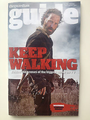 The Walking Dead ANDREW LINCOLN PHOTO guardian guide MAGAZINE 2014