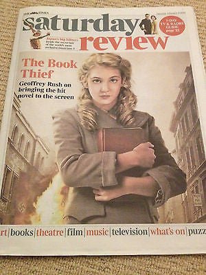 Times Saturday Review February 2014 Sophie Nélisse The Book Thief Geoffrey Rush