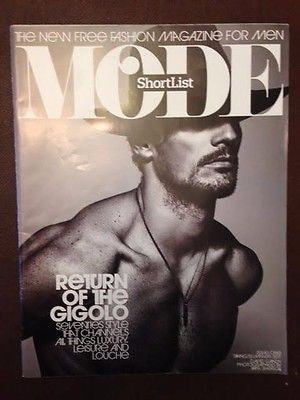 David Gandy Male Model Hunk Photo Cover Interview Uk Mode Magazine Issue 1