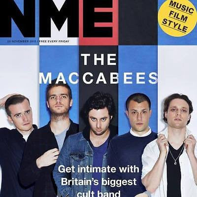 THE MACCABEES UK NME MAGAZINE NOVEMBER 2015 - BRING ME THE HORIZON RUPERT EVANS