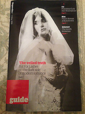 UK Guardian Guide Magazine May 2016 Bat For Lashes Photo Cover Interview
