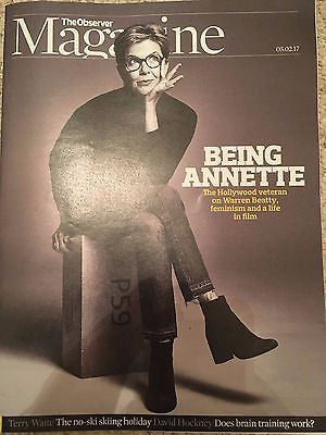 UK Observer Magazine February 2017 Annette Bening interview