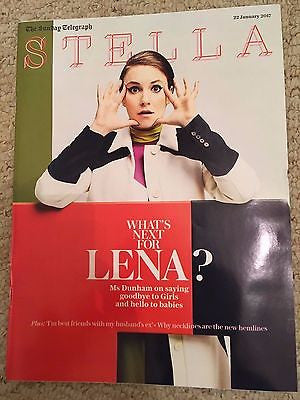 UK Stella Magazine January 2017 Lena Dunham Sofie Grabol