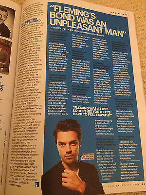 UK FASHION MAGAZINE 2014 IAN FLEMING JAMES BOND DOMINIC COOPER RUSSELL ...