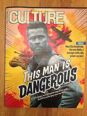 Fury BRAD PITT PHOTO INTERVIEW CULTURE MAGAZINE 2014 ELLA HENDERSON CLIVE OWEN