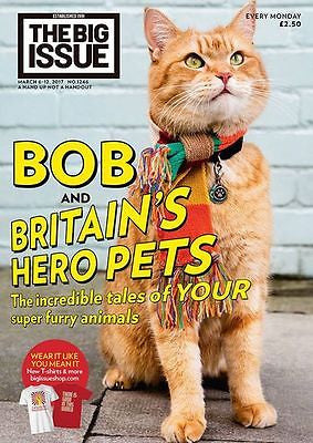 Big Issue Magazine March 2017 Street Cat Named Bob The Streetcat James Bowen
