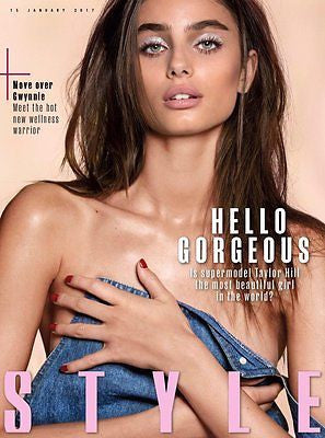 UK Style Magazine January 2017 Taylor Hill Cover - Gerard Butler