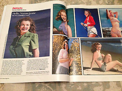 MARILYN MONROE Norma Jeane Vintage Photos Special UK Times Magazine from 1946