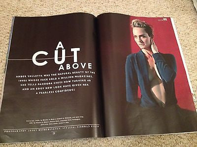 AMBER VALLETTA Photo Cover interview STYLE MAGAZINE JANUARY 2015 JOOLS OLIVER