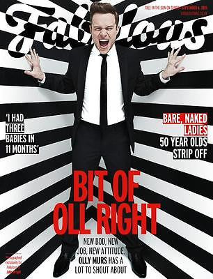 UK Olly Murs Fabulous Magazine Cover Promo X Factor Kelly Jones Stereophonics