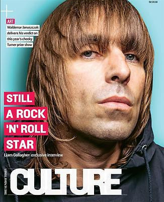LIAM GALLAGHER Bruce Springsteen Photo Cover UK Culture Magazine Oct 2016 NEW