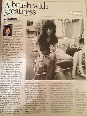 Game of Thrones ALFIE ALLEN Photo Interview Observer Magazine 8/2016 Joey Ramone