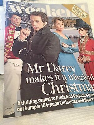 BENEDICT CUMBERBATCH interview MATTHEW RHYS MR DARCY UK 1 DAY ISSUE 2013 NEW