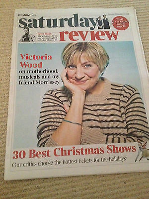 Times Saturday Review Nov 23 2013 VICTORIA WOOD David Tennant Dr Who Peter Blake