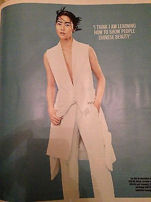 CHRISTINA HENDRICKS interview LIU WEN UK 1 DAY ISSUE feb 2016 NEW LISA HILTON