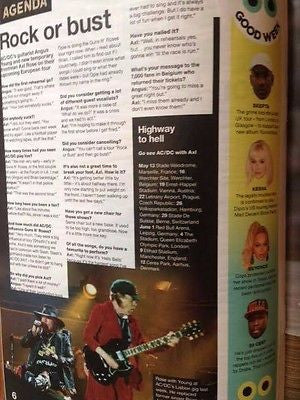 ALEX TURNER Angus Young Anton Yelchin James Blake UK NME MAGAZINE May 2016