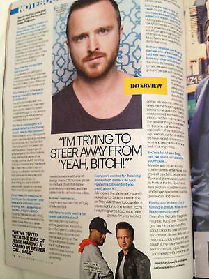 SHORTLIST MAGAZINE MARCH 2014 - GUY GARVEY ELBOW AARON PAUL PETER SERAFINOWICZ
