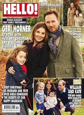 (UK) HELLO Magazine January 2016 GERI HALLIWELL HORNER PRINCE GEORGE CHARLOTTE