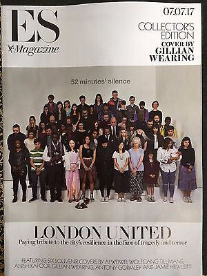 GILLIAN WEARING 'London United' ARTIST COVER 3 - UK ES Magazine July 2017