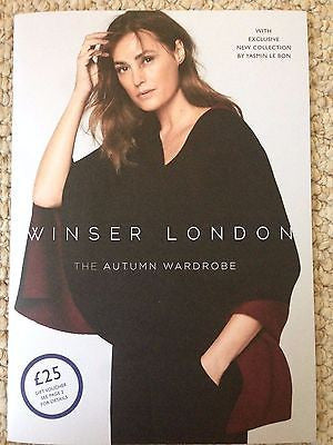 Yasmin Le Bon Photo Cover Winser London Catalog Autumn 2016