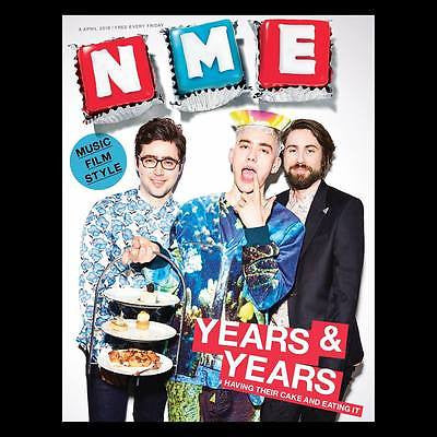 YEARS & YEARS Olly Alexander PJ Harvey Michael Shannon NME MAGAZINE April 2016