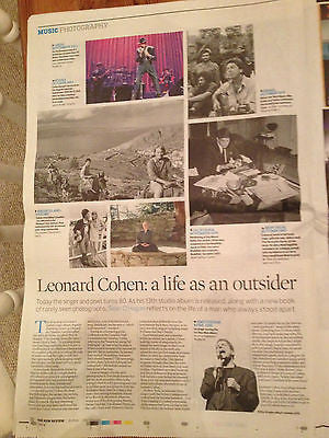 Observer New Review 2014 STELLAN SKARSGARD Frank Auerbach Leonard Cohen Jamie T