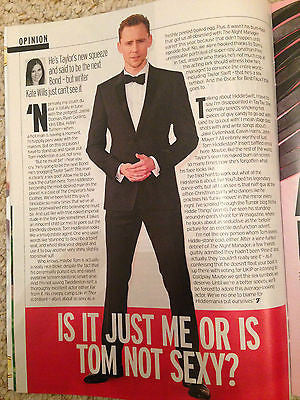 Tina O'Brien Photo Cover Interview UK Fabulous Magazine July 2016 Tom Hiddleston