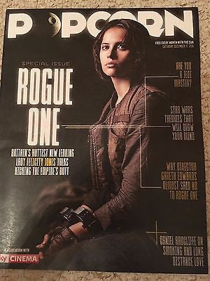 Rogue One FELICITY JONES Photo Interview UK Popcorn Magazine December 2016 NEW