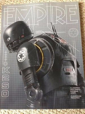 EMPIRE MAGAZINE OCTOBER 2016 STAR WARS - ROGUE ONE - K2SO UK COLLECTOR'S COVER