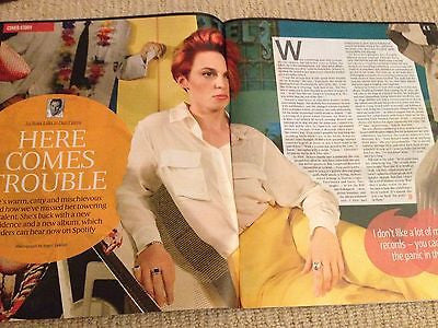 LA ROUX Photo Cover interview CULTURE MAG 2014 Jonny Greenwood Cherie Lunghi