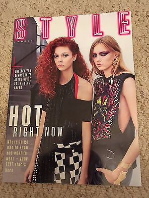NATALIE WESTLING & SARAH DAHL Cover - Style magazine January 2017 NEW