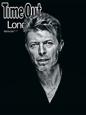 David Bowie 19 January 2016 Death Photo Cover News Uk Time Out Magazine 1 Day