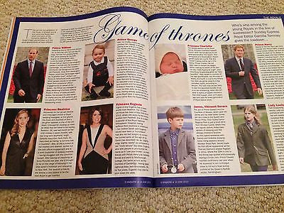 THE ROYAL FAMILY prince george Royal Baby PHOTO Supplement 2015 ROGER DALTREY