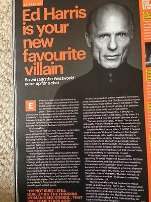 UK FASHION MAGAZINE SEPT 2016 VIGGO MORTENSEN PHOTO INTERVIEW ED HARRIS