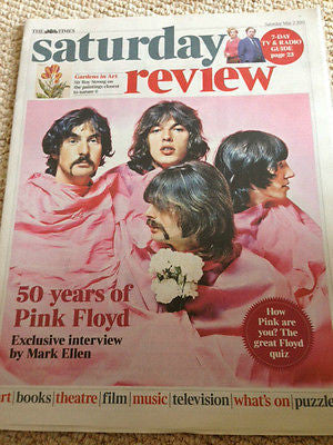 UK TIMES REVIEW - PINK FLOYD 50 YEARS ON EXCLUSIVE INTERVIEW - MAY 2015