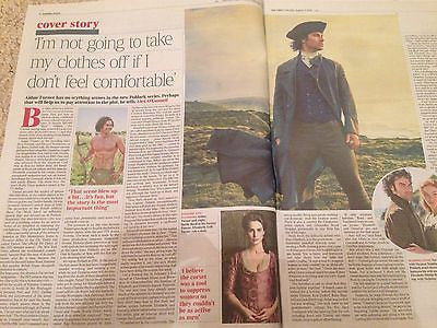 (UK) LONDON TIMES REVIEW AUGUST 2016 AIDAN TURNER Poldark PHOTO COVER INTERVIEW