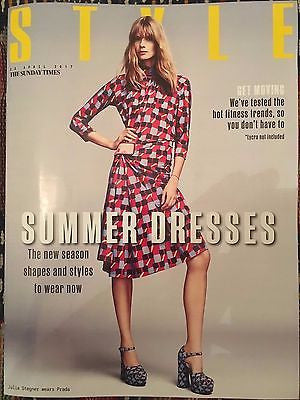 UK Style Magazine April 2017 Julia Stegner Photo Cover Shoot - Florence Pugh