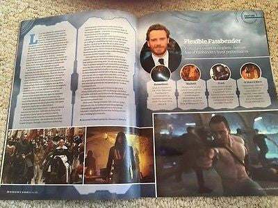 ESCAPE MAGAZINE NOVEMBER 2016 ASSASSIN'S CREED MICHAEL FASSBENDER CHRIS PRATT