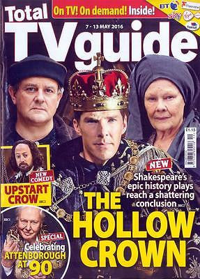The Hollow Crown BENEDICT CUMBERBATCH PHOTO COVER UK TV GUIDE MAGAZINE MAY 2016