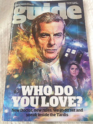 Guardian Guide Magazine August 2014 Peter Capaldi Inside Doctor Who Luc Besson