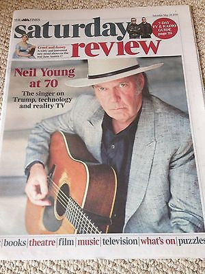 NEIL YOUNG Photo Cover Interview Times UK Supplement May 2016 - Ben Miles
