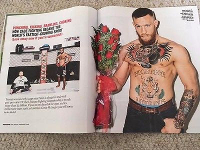 Conor McGregor Prof. Brian Cox Kellyanne Conway UK Times Magazine 1 April 2017