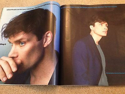 Peaky Blinders CILLIAN MURPHY PHOTO COVER INTERVIEW GUARDIAN MAGAZINE APRIL 2016